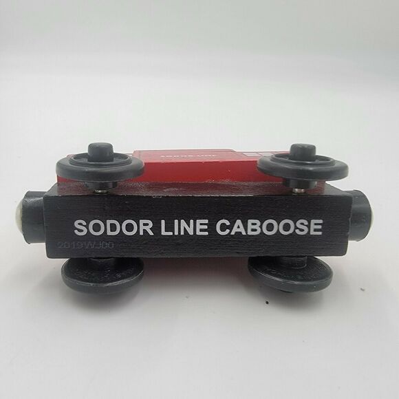 Thomas And Friends Wooden Magnetic Sodor Line Caboose Pretend Thomas Trains - Picture 5 of 6